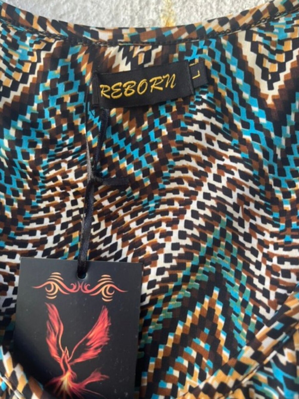 Reborn Chevron Pattern Dress – NWT - Picture 4 of 5